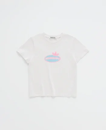 White Crown Shrunken T-shirt