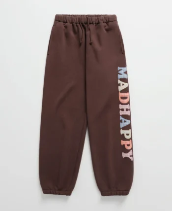 Plaid Cooper Fleece Sweatpant Brown